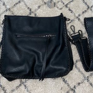 Black crossbody purse